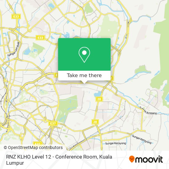 RNZ KLHO Level 12 - Conference Room map