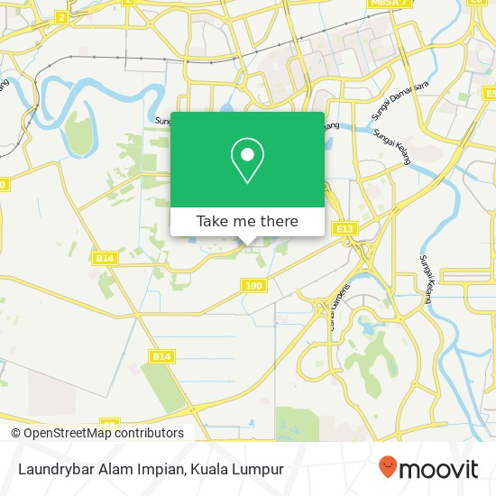 Laundrybar Alam Impian map