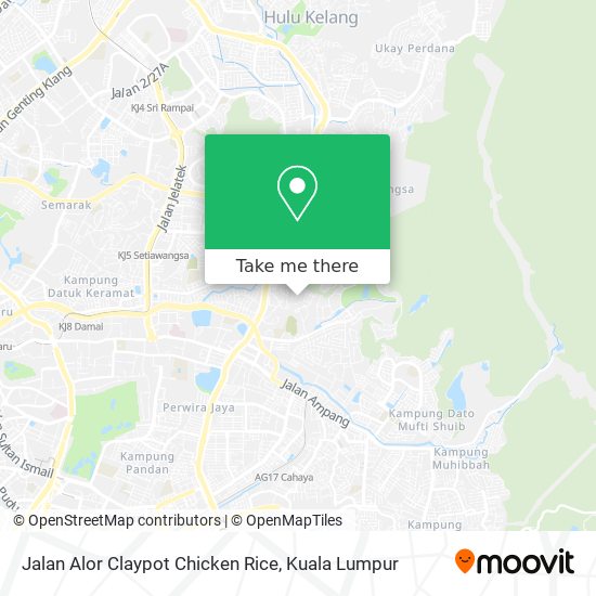 Peta Jalan Alor Claypot Chicken Rice