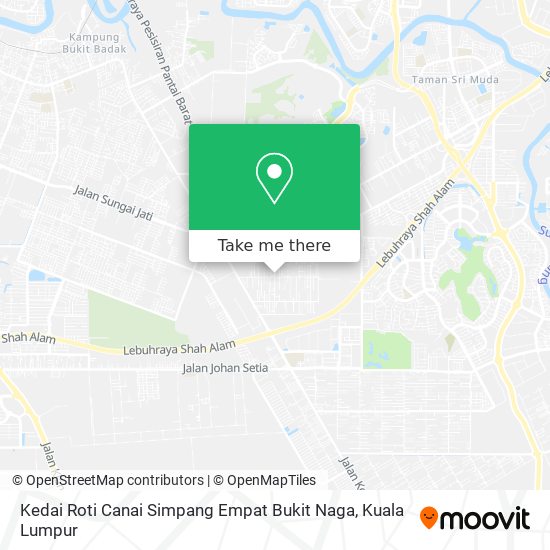 Kedai Roti Canai Simpang Empat Bukit Naga map