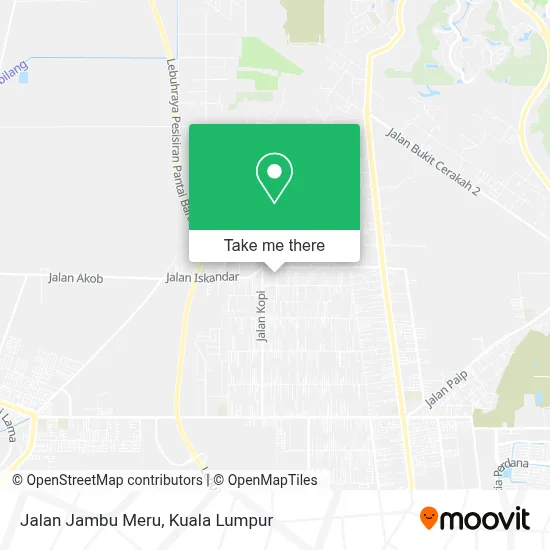 Jalan Jambu Meru map