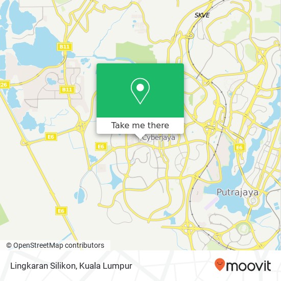 Lingkaran Silikon map