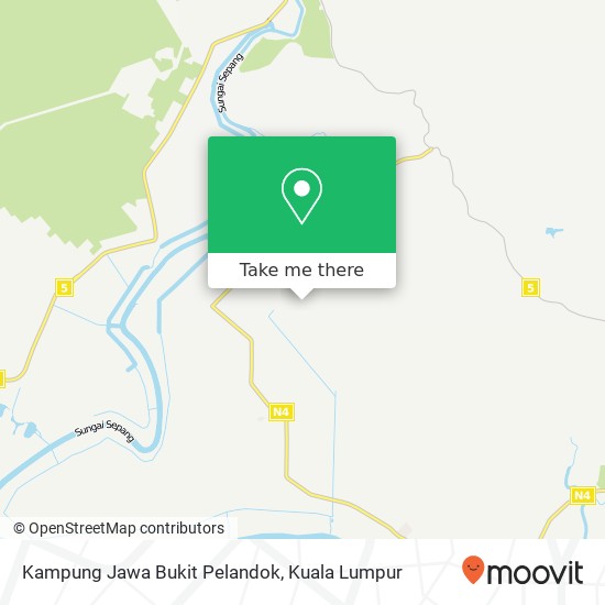 Kampung Jawa Bukit Pelandok map