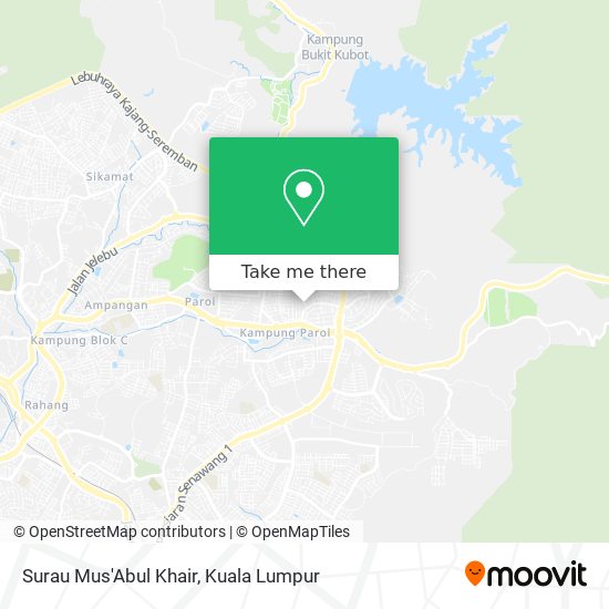 Surau Mus'Abul Khair map
