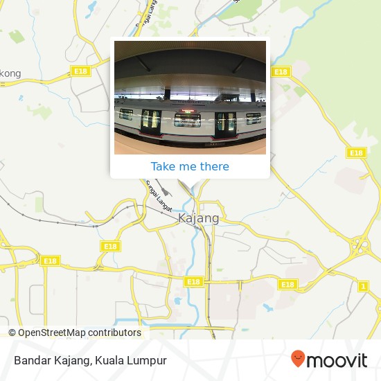 Bandar Kajang map