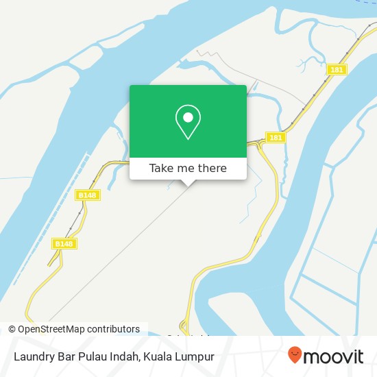 Peta Laundry Bar Pulau Indah