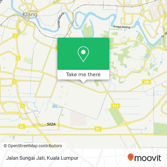 Jalan Sungai Jati map