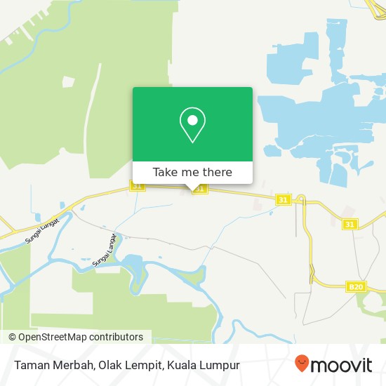 Peta Taman Merbah, Olak Lempit