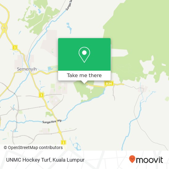UNMC Hockey Turf map