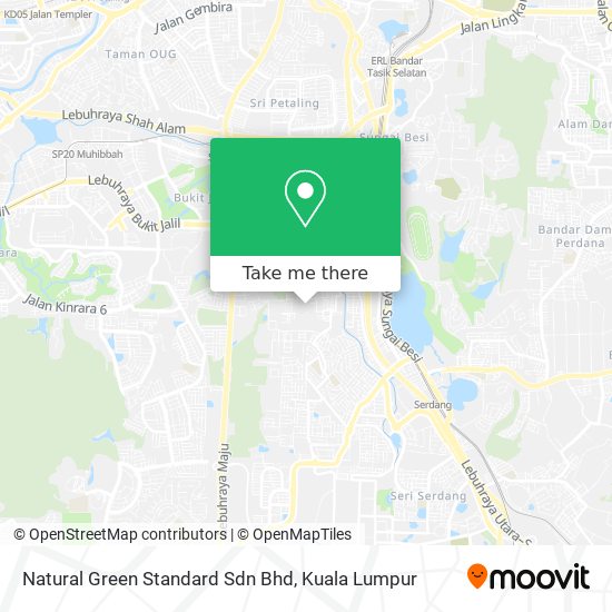 Natural Green Standard Sdn Bhd map