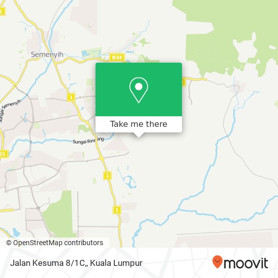 Jalan Kesuma 8/1C, map