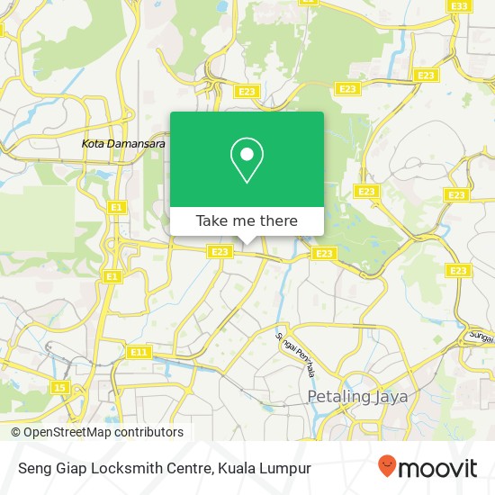 Peta Seng Giap Locksmith Centre