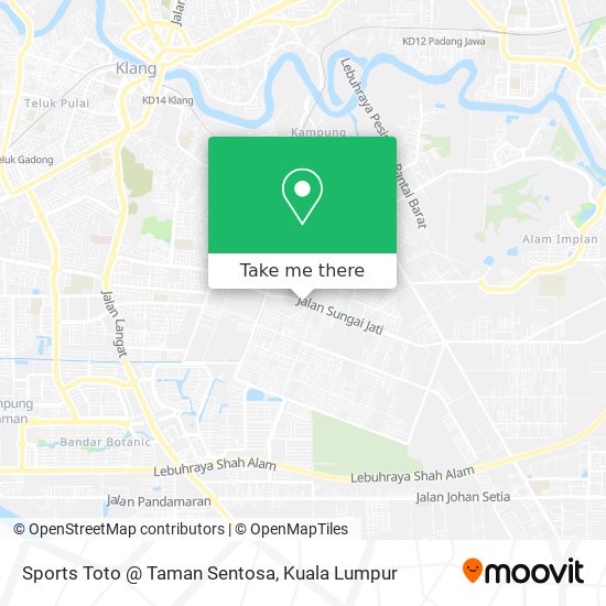 Sports Toto @ Taman Sentosa map