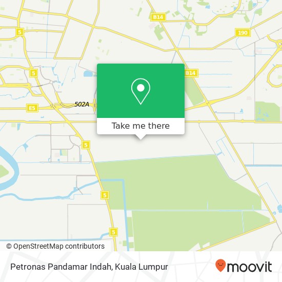 Petronas Pandamar Indah map