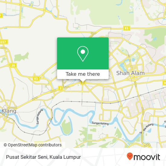 Pusat Sekitar Seni map