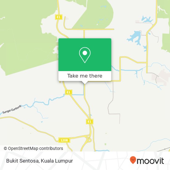 Bukit Sentosa map