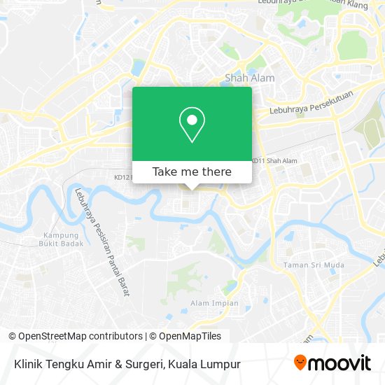 Peta Klinik Tengku Amir & Surgeri