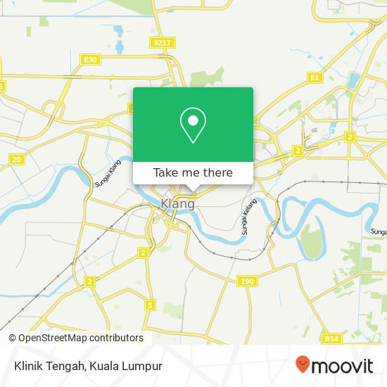 Klinik Tengah map