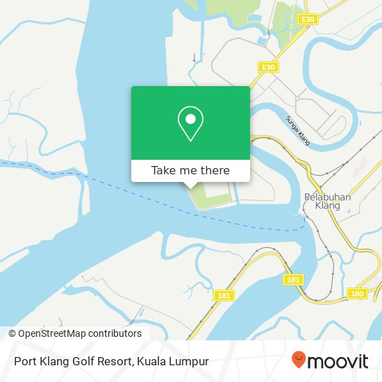 Port Klang Golf Resort map
