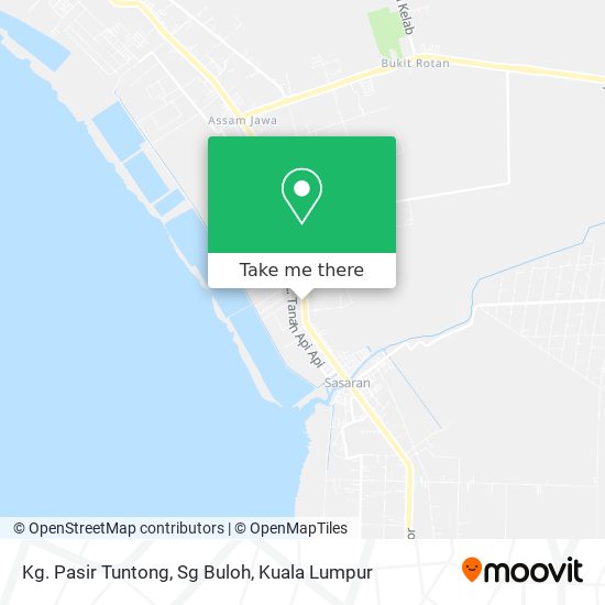 Kg. Pasir Tuntong, Sg Buloh map