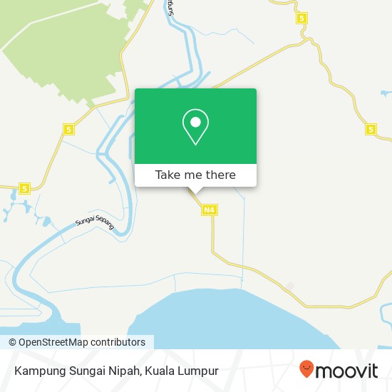 Kampung Sungai Nipah map