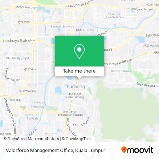 Valorforce Management Office map