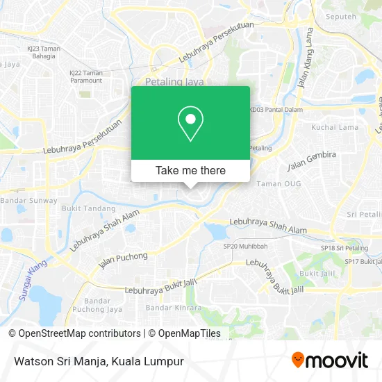 Watson Sri Manja map