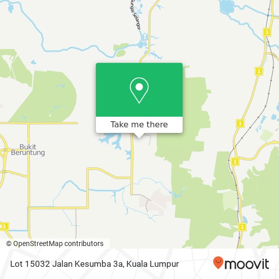 Lot 15032 Jalan Kesumba 3a map