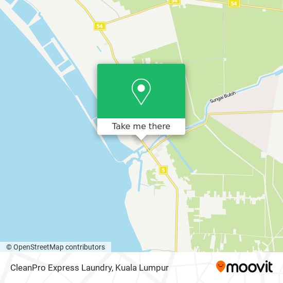 CleanPro Express Laundry map