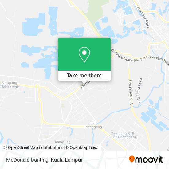 McDonald banting map