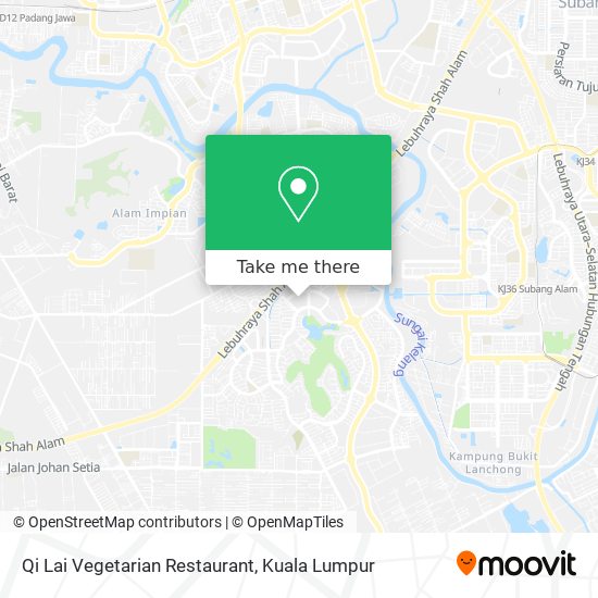 Qi Lai Vegetarian Restaurant map