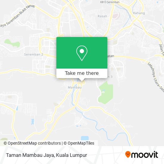 Taman Mambau Jaya map