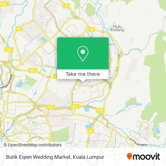 Peta Butik Eqien Wedding Market