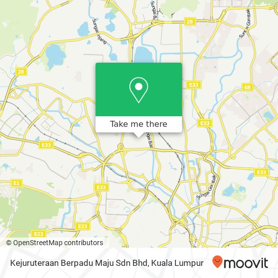 Kejuruteraan Berpadu Maju Sdn Bhd map