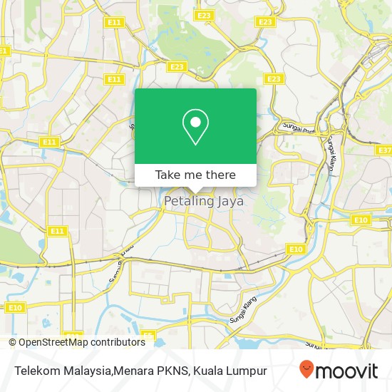 Telekom Malaysia,Menara PKNS map