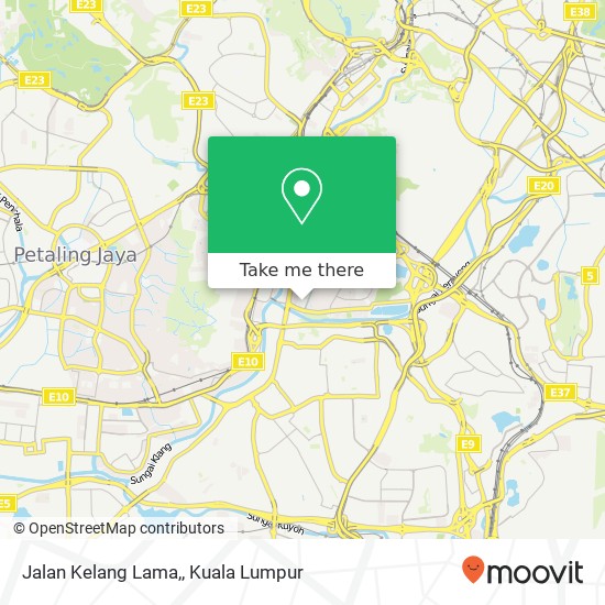 Jalan Kelang Lama, map