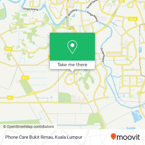 Phone Care Bukit Rimau map