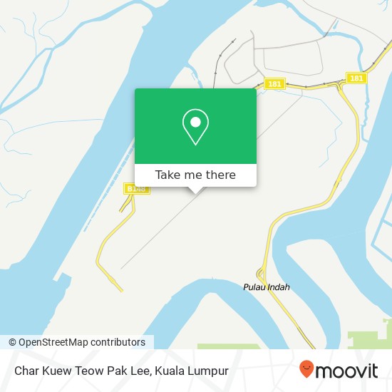 Char Kuew Teow Pak Lee map