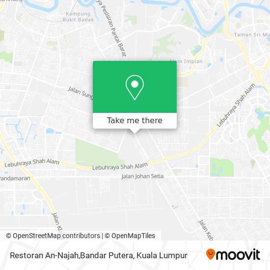 Restoran An-Najah,Bandar Putera map