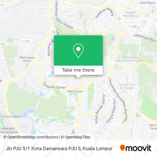 Jln PJU 5 / 1 Kota Damansara PJU 5 map