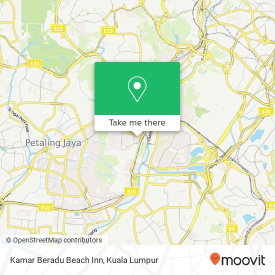 Kamar Beradu Beach Inn map