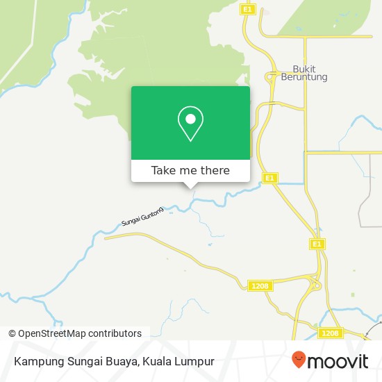 Peta Kampung Sungai Buaya