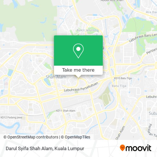 Darul Syifa Shah Alam map