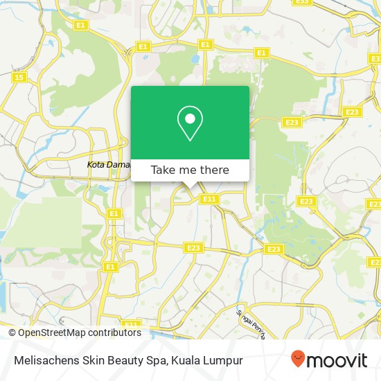 Melisachens Skin Beauty Spa map