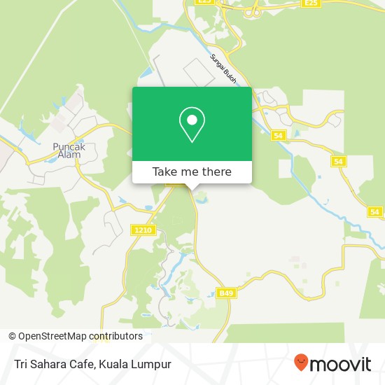 Tri Sahara Cafe map