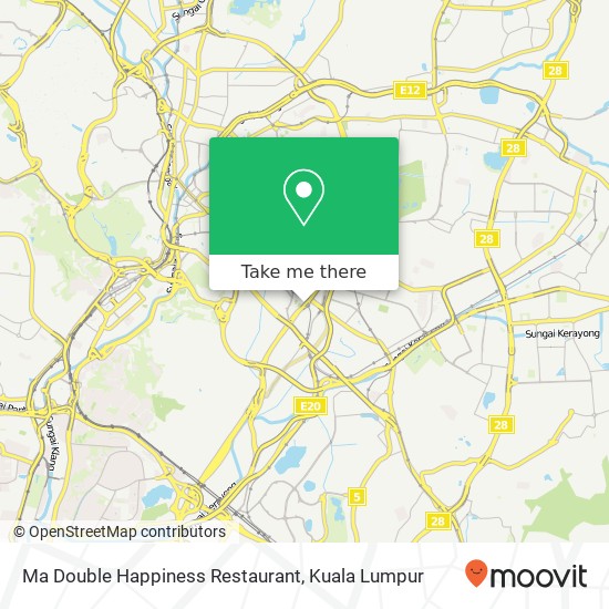 Ma Double Happiness Restaurant map