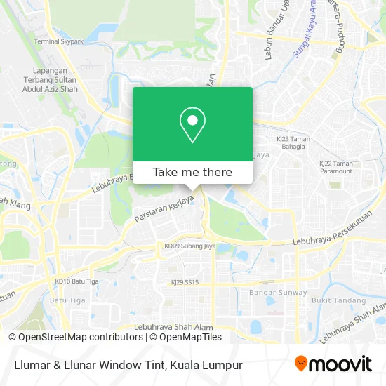 Llumar & Llunar Window Tint map