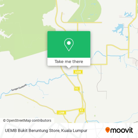 Peta UEMB Bukit Beruntung Store