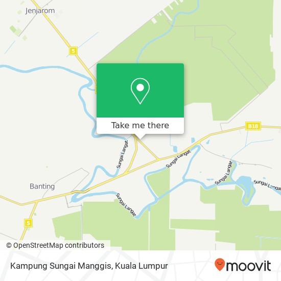 Kampung Sungai Manggis map