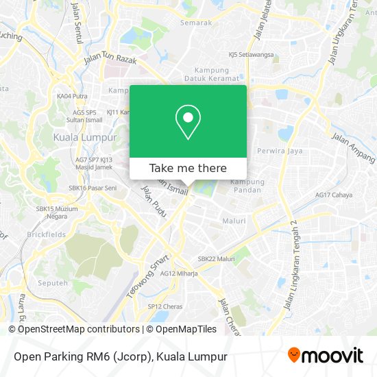 Peta Open Parking RM6 (Jcorp)